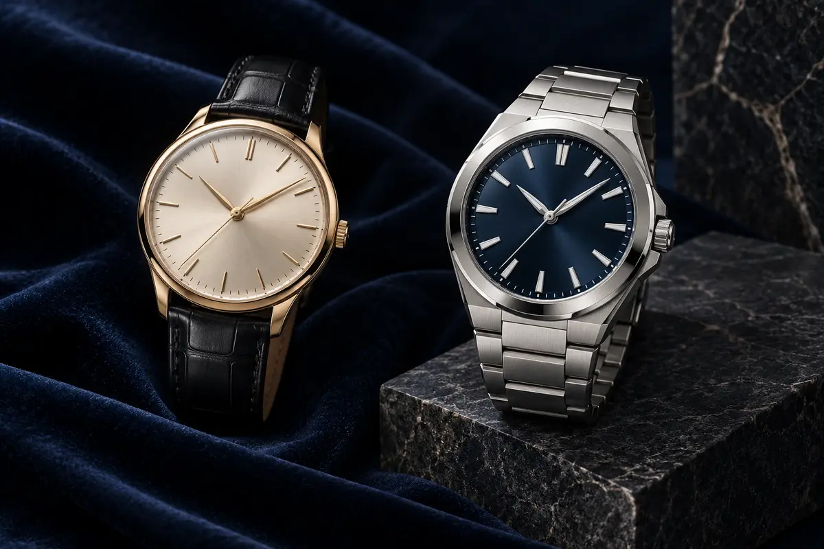 Classic and sport-lifestyle unbranded wristwatches